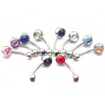 Piercing Umbigo - 2 Strass