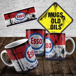 Caneca Vintage Lata Óleo Esso