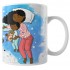 Caneca Felizes São os Dias e Noites com Mamãe - Modelo 05