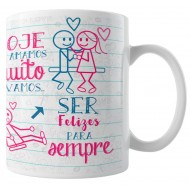 Caneca Namorados - Love History - Modelo 02