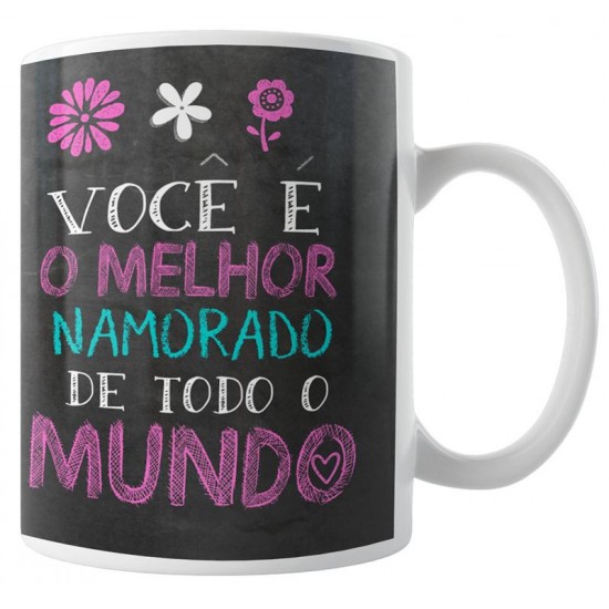 Caneca Namorados - Quadro Negro