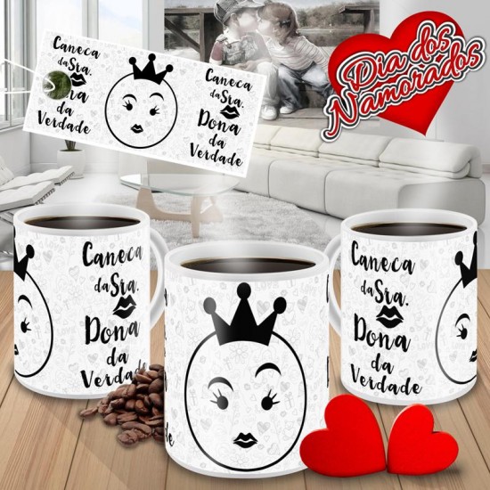 Caneca Namorados - Sra. Dona da Verdade