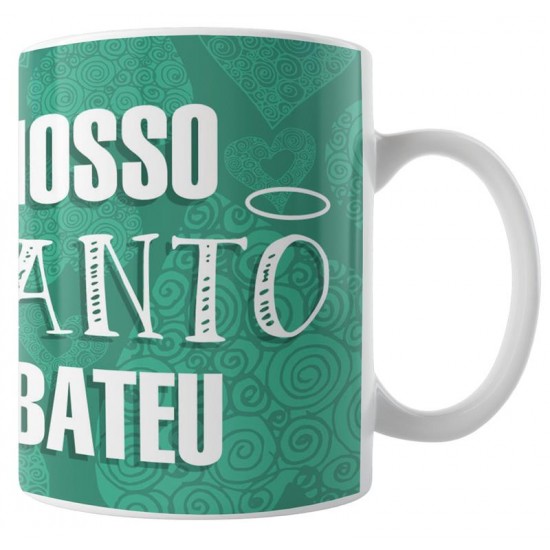 Caneca Nosso Santo Bateu - Modelo 02