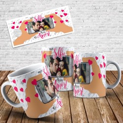 Caneca uma Selfie Cheia de Amor