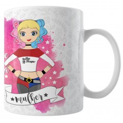 Caneca Lute Como Uma Mulher - Modelo 02