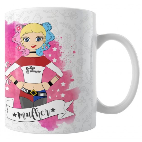 Caneca Lute Como Uma Mulher - Modelo 02