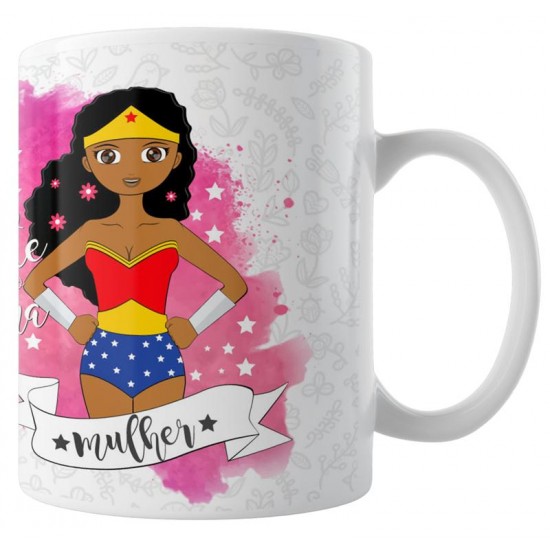 Caneca Lute Como Uma Mulher - Modelo 07