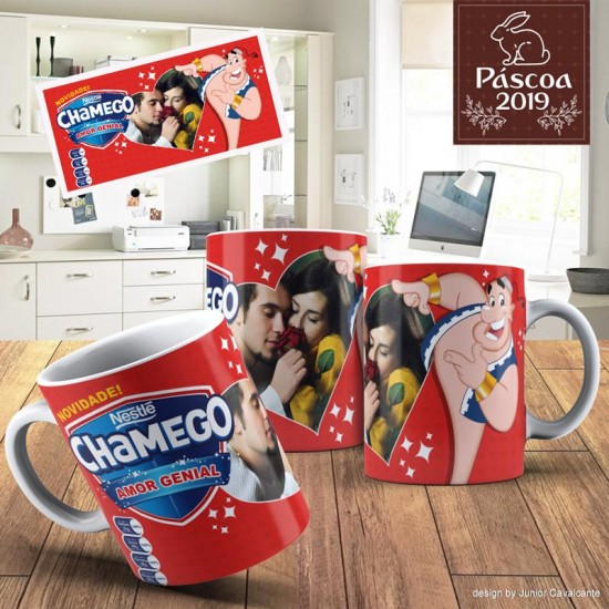 Caneca Chamego Amor Genial - com Foto