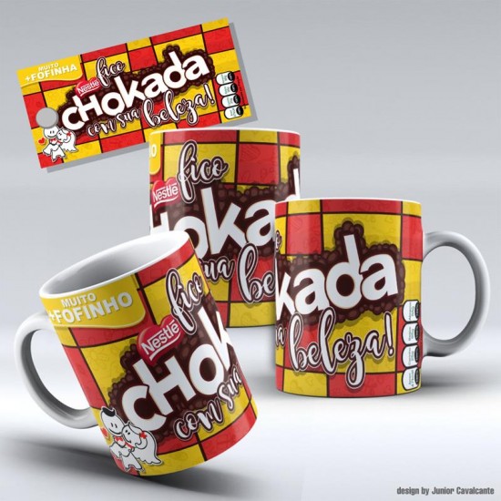 Caneca Fico Chokada Com Sua Beleza