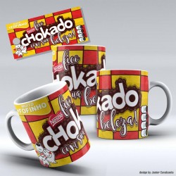 Caneca Fico Chokado Com Sua Beleza