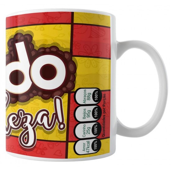 Caneca Fico Chokado Com Sua Beleza Caneca Fico Chokado Com Sua Beleza