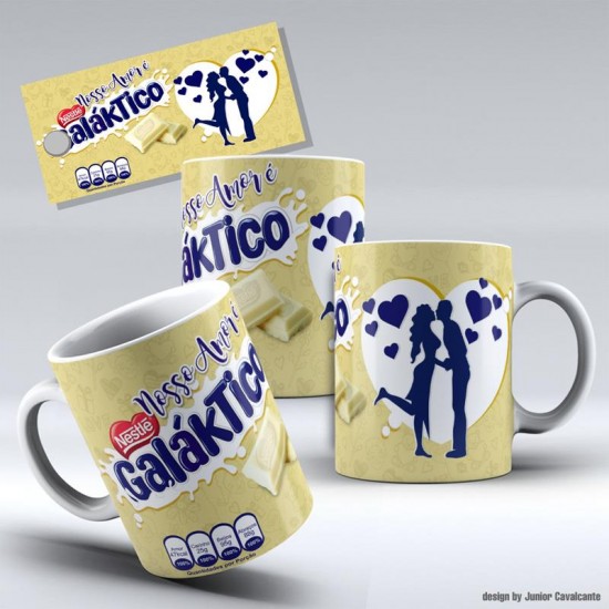 Caneca Nosso Amor é Galáktico Caneca Nosso Amor é Galáktico
