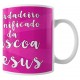 Caneca Jesus - Significado da Páscoa - Pink