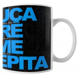 Caneca Ouça Ore Ame Repita