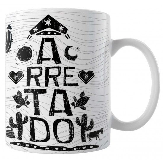Caneca Amo Meu Nordeste - Arretado Caneca Amo Meu Nordeste - Arretado