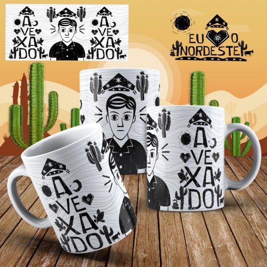 Caneca Amo Meu Nordeste - Avexado Caneca Amo Meu Nordeste - Avexado