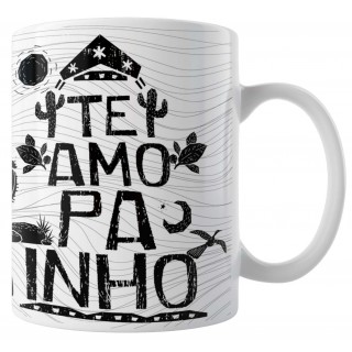 Caneca Amo Meu Nordeste - Te Amo Painho Caneca Amo Meu Nordeste - Te Amo Painho