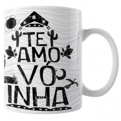 Caneca Amo Meu Nordeste - Te Amo Vóinha