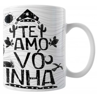 Caneca Amo Meu Nordeste - Te Amo Vóinha Caneca Amo Meu Nordeste - Te Amo Vóinha
