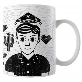 Caneca Amo Meu Nordeste - Tu é a Manteiga do Meu Cuscuz - Modelo 02 Caneca Amo Meu Nordeste - Tu é a Manteiga do Meu Cuscuz - Modelo 02