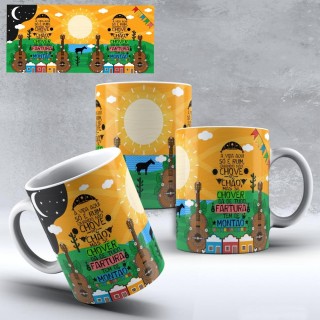 Caneca Amo Meu Nordeste - A Vida Aqui Só é Ruim Quando Não Chove - Modelo 02 Caneca Amo Meu Nordeste - A Vida Aqui Só é Ruim Quando Não Chove - Modelo 02