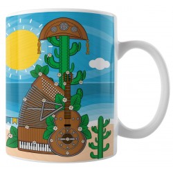 Caneca Amo Meu Nordeste - Alagoas é Lindo Demais - Modelo 02