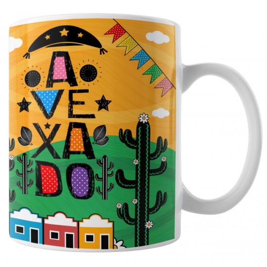 Caneca Amo Meu Nordeste - Avexado - Modelo 02 Caneca Amo Meu Nordeste - Avexado - Modelo 02