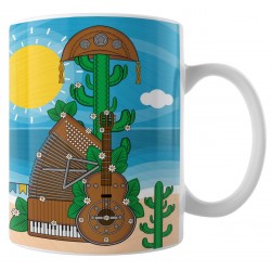 Caneca Amo Meu Nordeste - Piauí é Lindo Demais - Modelo 02