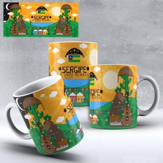 Caneca Amo Meu Nordeste - Sergipe é Lindo Demais Caneca Amo Meu Nordeste - Sergipe é Lindo Demais