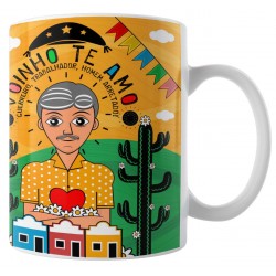 Caneca Amo Meu Nordeste - Vôinho te Amo