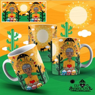 Caneca Amo Meu Nordeste - Vôinho te Amo - Modelo 02 Caneca Amo Meu Nordeste - Vôinho te Amo - Modelo 02