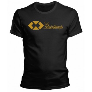 Camiseta Universitária Administração Camiseta Universitária Administração