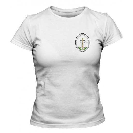 Camiseta Universitária Acupuntura - Bordada