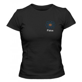 Camiseta Universitária Física Bordada Camiseta Universitária Física Bordada