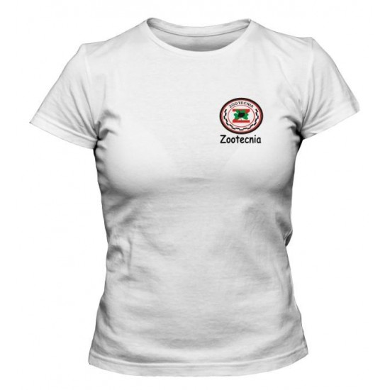 Camiseta Universitária Zootecnia Bordada