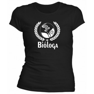 Camiseta Universitária Bióloga - Modelo 03