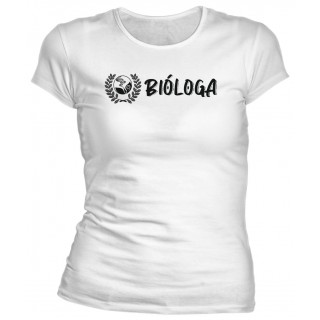 Camiseta Universitária Bióloga - Modelo 04 Camiseta Universitária Bióloga - Modelo 04