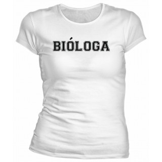 Camiseta Universitária Bióloga - Modelo 05 Camiseta Universitária Bióloga - Modelo 05