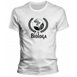 Camiseta Universitária Bióloga - Modelo 03