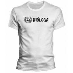 Camiseta Universitária Bióloga - Modelo 04