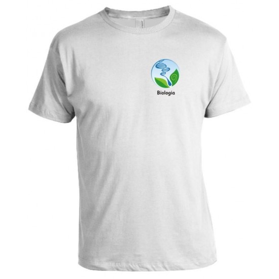 Camiseta Universitária Biologia Bordada