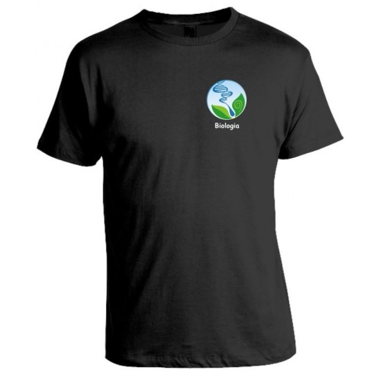 Camiseta Universitária Biologia Bordada