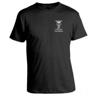 Camiseta Universitária Ciências Contábeis Bordada Camiseta Universitária Ciências Contábeis Bordada