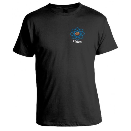 Camiseta Universitária Física Bordada