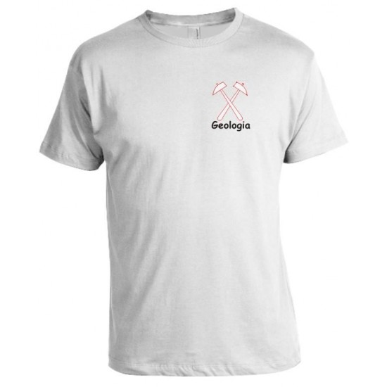 Camiseta Universitária Geologia Bordada