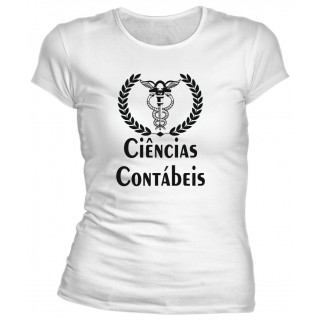 Camiseta Universitária Ciências Contábeis - Modelo 03 Camiseta Universitária Ciências Contábeis - Modelo 03