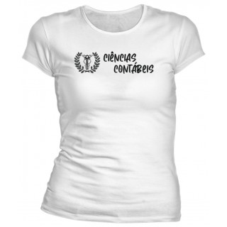 Camiseta Universitária Ciências Contábeis - Modelo 04 Camiseta Universitária Ciências Contábeis - Modelo 04