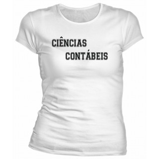 Camiseta Universitária Ciências Contábeis - Modelo 05 Camiseta Universitária Ciências Contábeis - Modelo 05