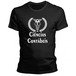 Camiseta Universitária Ciências Contábeis - Modelo 03 Camiseta Universitária Ciências Contábeis - Modelo 03