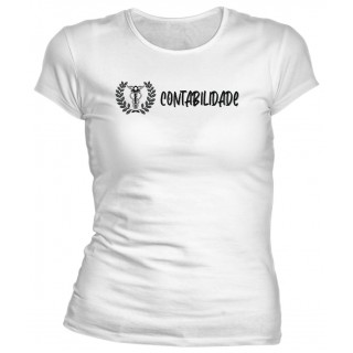 Camiseta Universitária Contabilidade - Modelo 04 Camiseta Universitária Contabilidade - Modelo 04